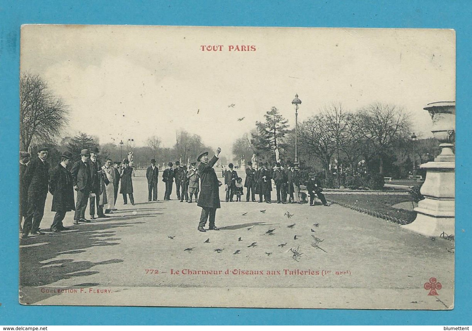 CPA TOUT PARIS 772 - Le Charmeur D'oiseaux Aux Tuileries (1er Arrt.) Edition FLEURY - District 01