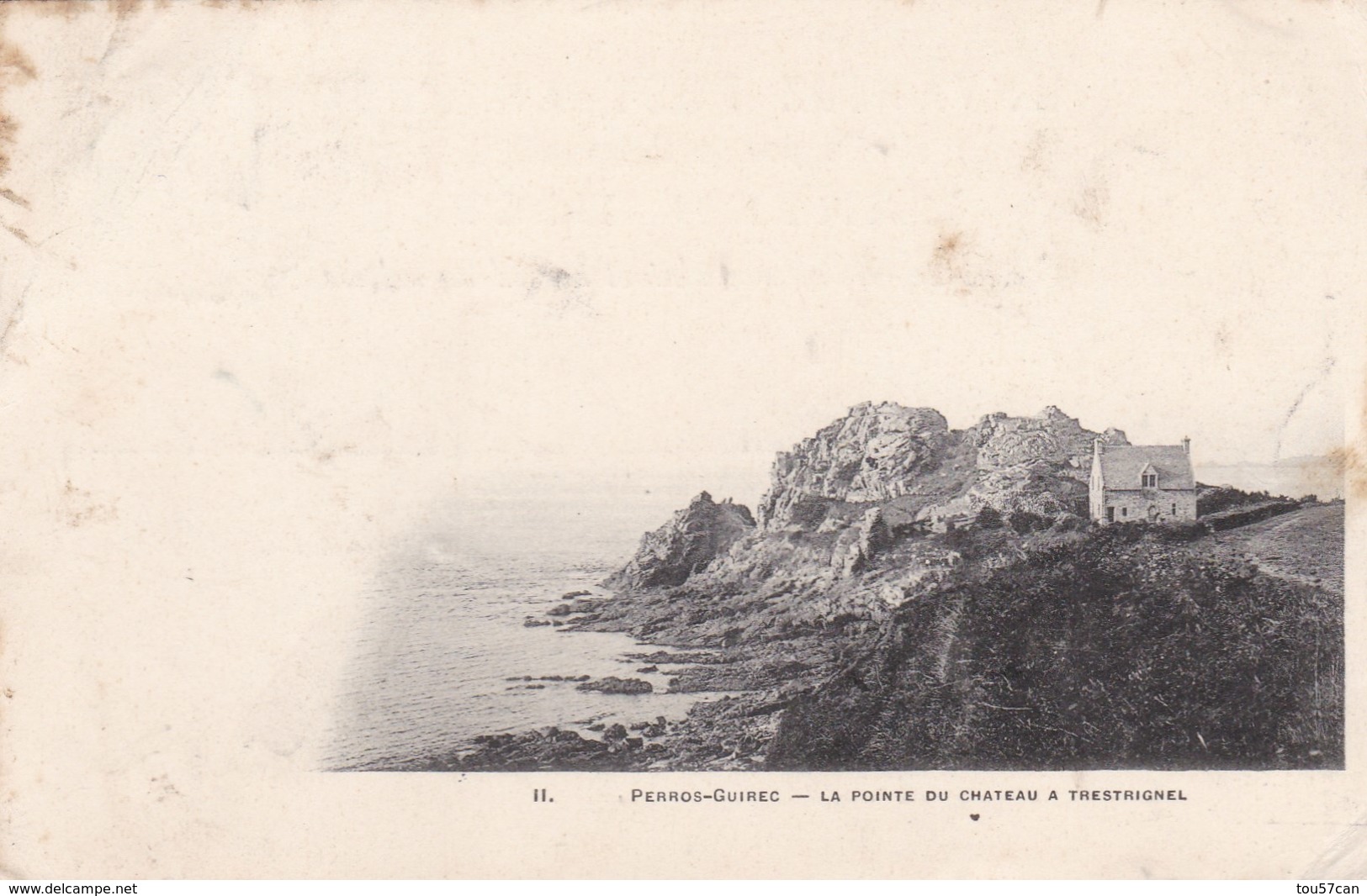 PERROS-GUIREC - CÔTE D'ARMOR - (22) -  PEU COURANTE CPA PRÉCURSEUR DE 1902. - Perros-Guirec