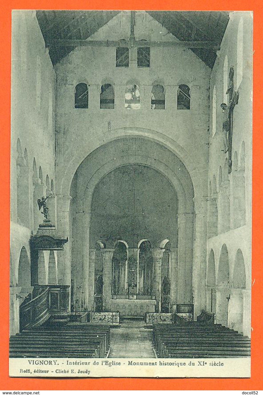 CPA 52  Vignory " Intérieur De L'église " LJCP 41 - Vignory