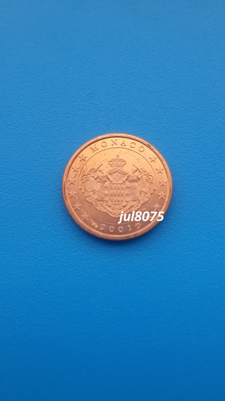 RARE : 1cent Monaco 2001, Neuve - Monaco