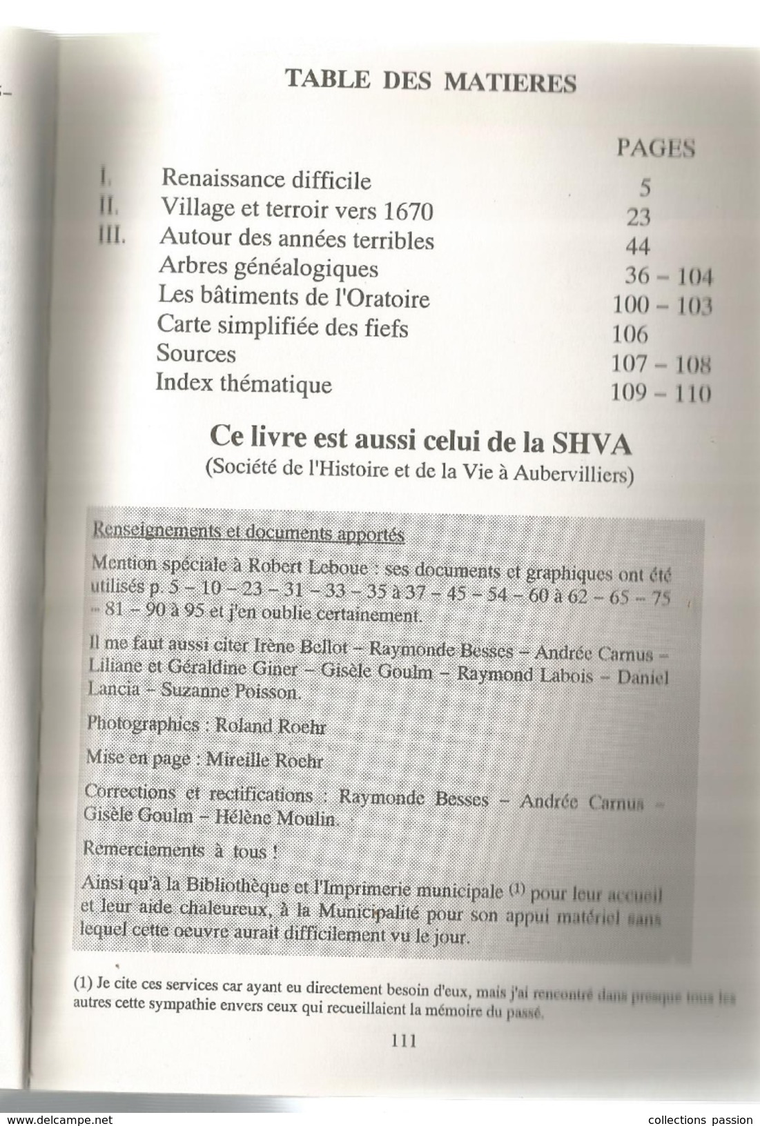 Livre , Régionalisme  , Ile De France , AUBERVILLIERS à Travers Les Siècles , Des Origines à 1715 ,  Frais Fr :7.95 &eur - Ile-de-France