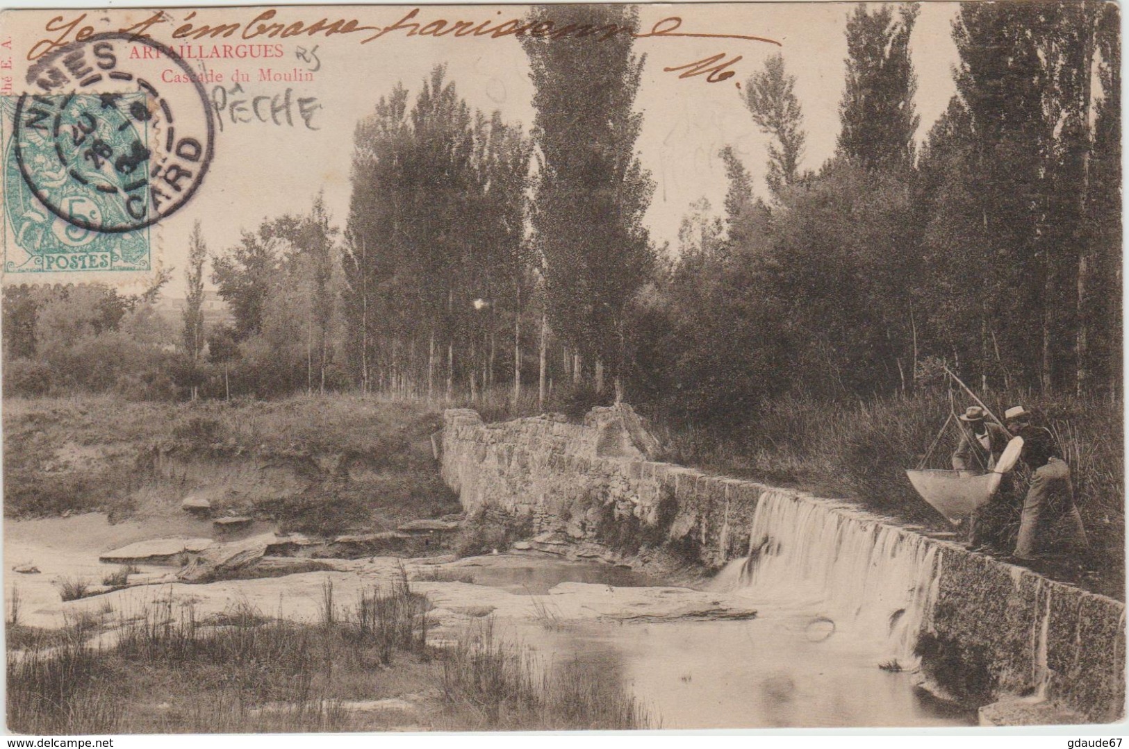 ARPAILLARGUES (30) - CASCADE DU MOULIN - Autres & Non Classés