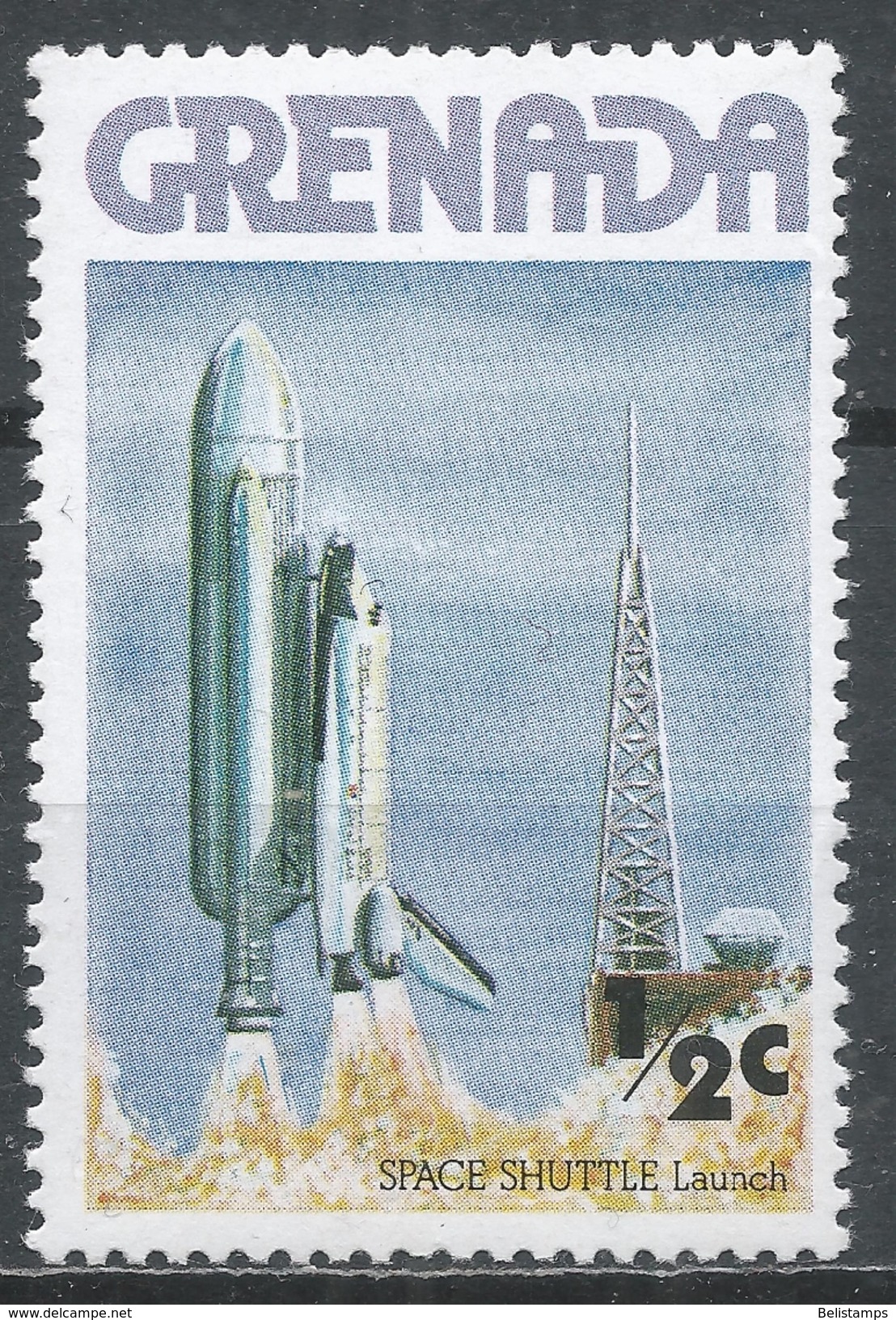 Grenada 1978. Scott #842 (MNH) Launching Of Space Shuttle * - Grenade (1974-...)