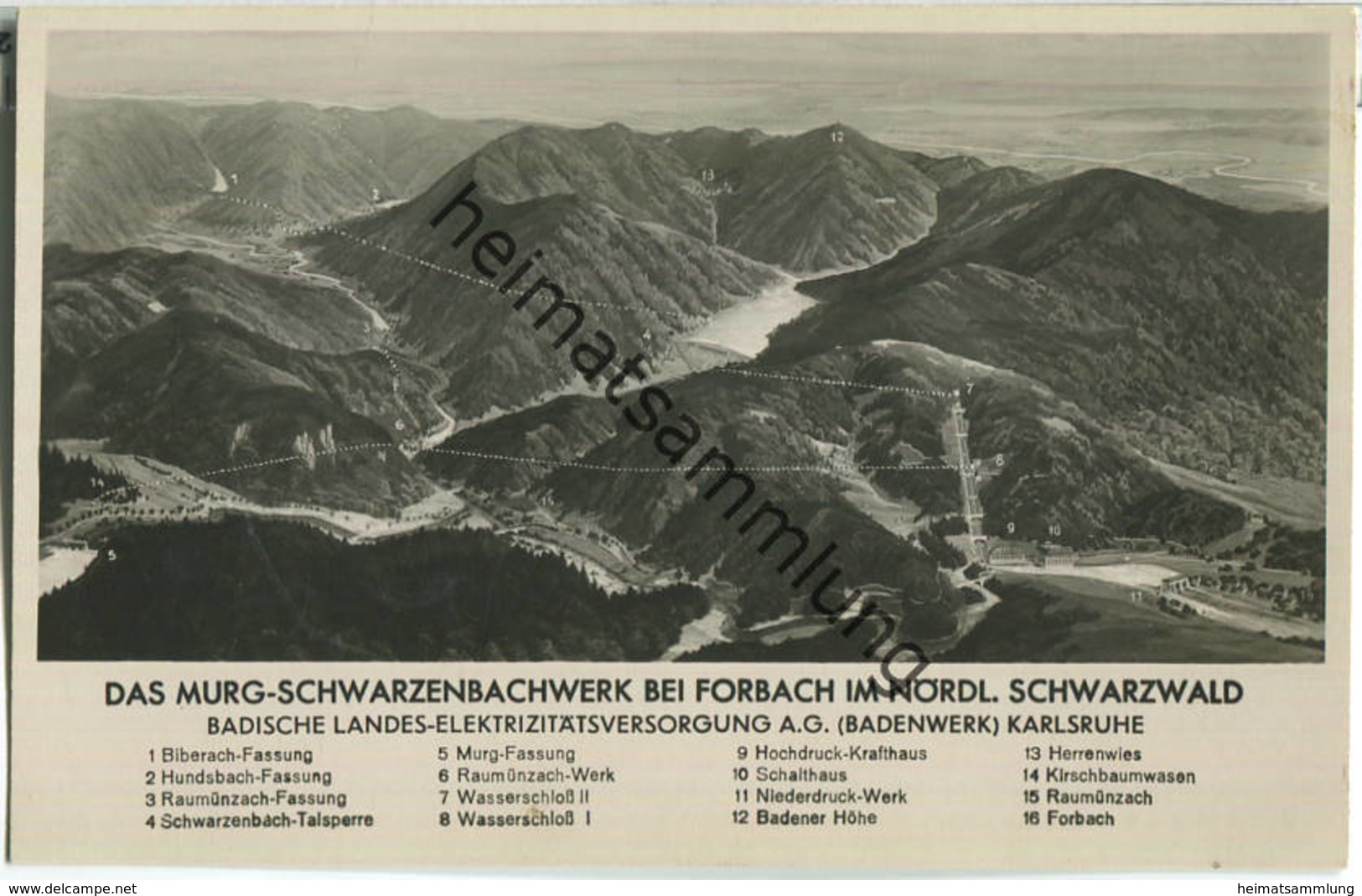 Forbach - Murg-Schwarzenbachwerk - Forbach