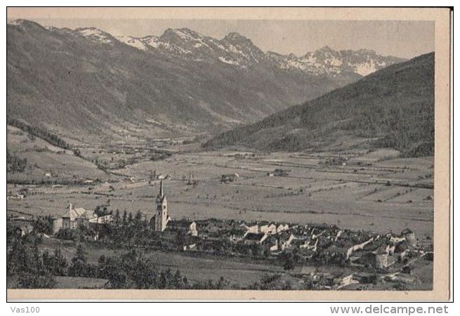 CPA RADSTADT- VILLAGE PANORAMA, MOUNTAINS - Radstadt