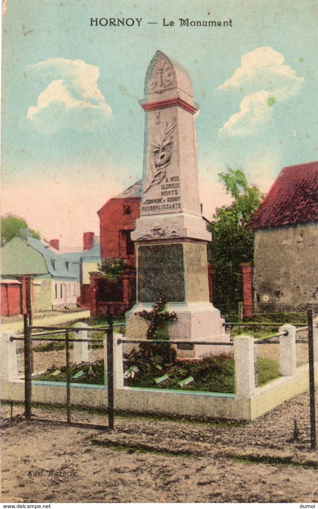 HORNOY  -  Le Monument - Hornoy Le Bourg