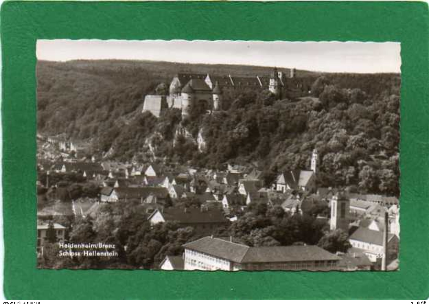 HEIDENHEIM An Der Brenz Mit Schloss Hellenstein   CPSM  Petit Format   Impeccable - Heidenheim