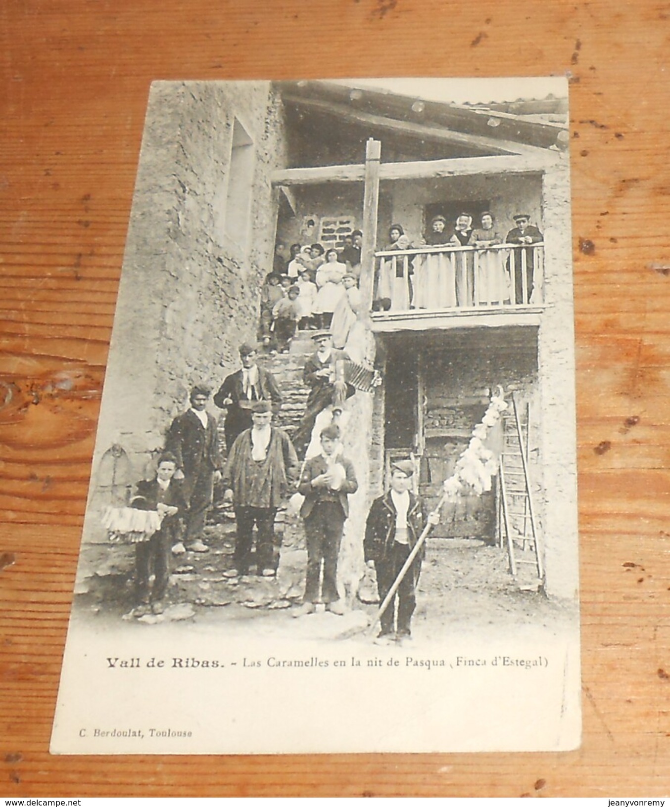 C.P.A. Espagne. Las Caramelles En La Nit De Pasqua. Vall De Ribas.. 1908. - Altri & Non Classificati