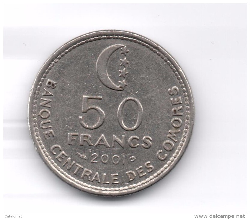 COMOROS / COMORES - 50 FRANCS 2001 KM16 - Comoros