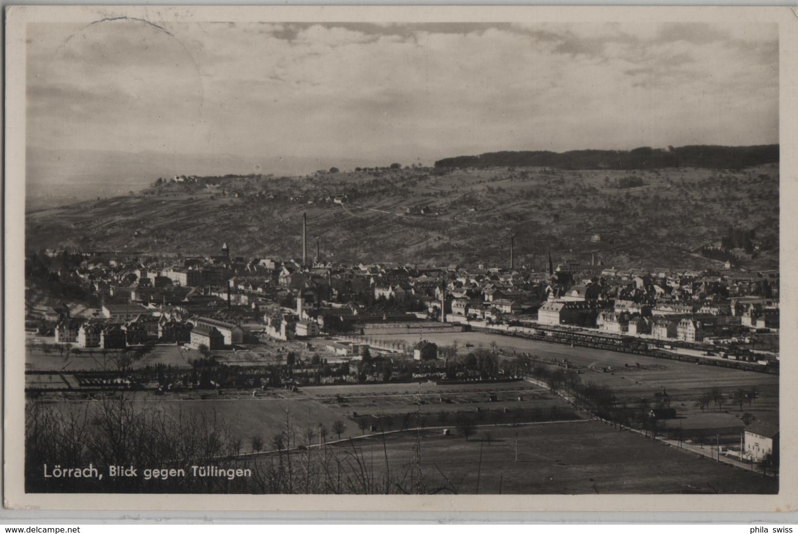 Lörrach, Blick Gegen Tüllingen - Photo: Gebr. Metz 1939 - Loerrach