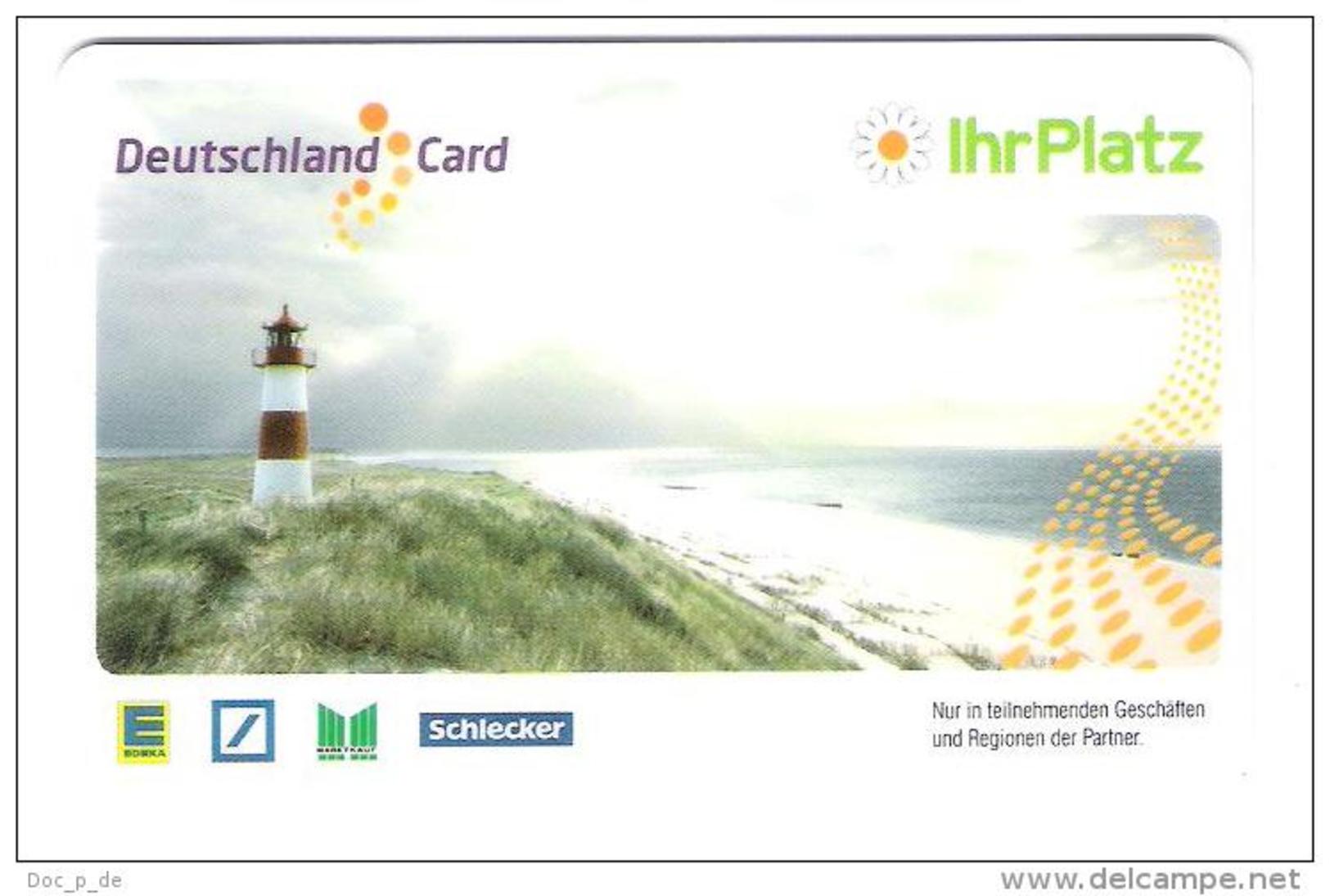 Germany - Deutschlandcard - Ihr Platz - Membership Card - Lighthouse - Leuchtturm - Turm - Light House - Faros