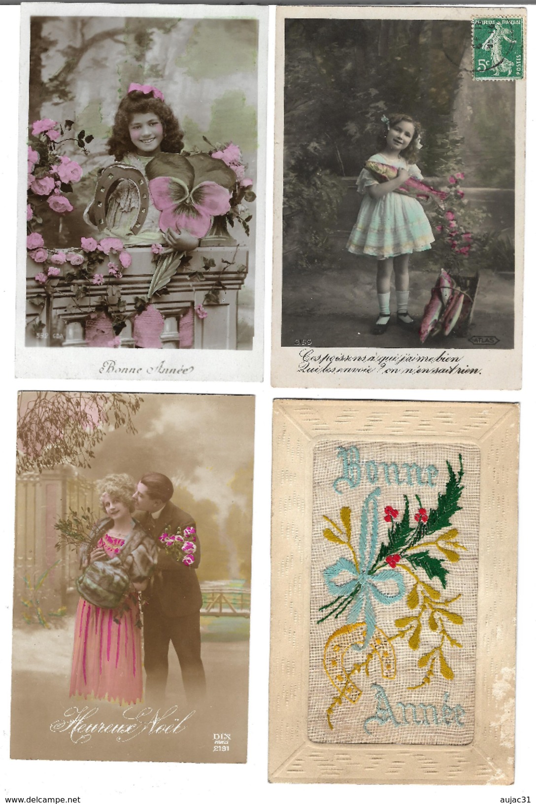 Fantaisies Divers - Lot De 100 Cartes - 1er Avril - Noël - Enfants - Femmes - Fleurs - Couples - Pâques - Etc - 100 - 499 Karten