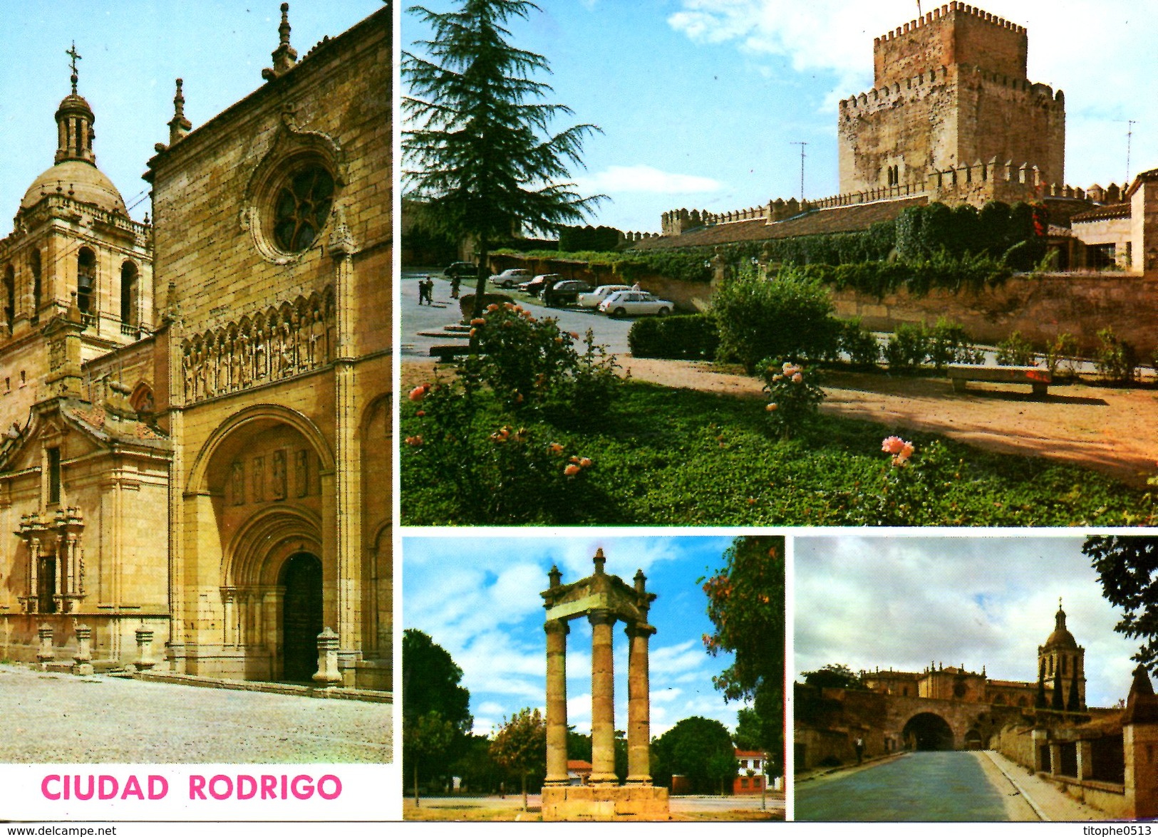 ESPAGNE. Carte Postale écrite. Ciudad Rodrigo. - Salamanca