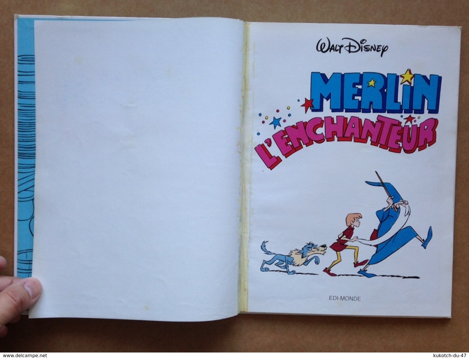 Disney - BD Merlin L'enchanteur (1984) - Disney