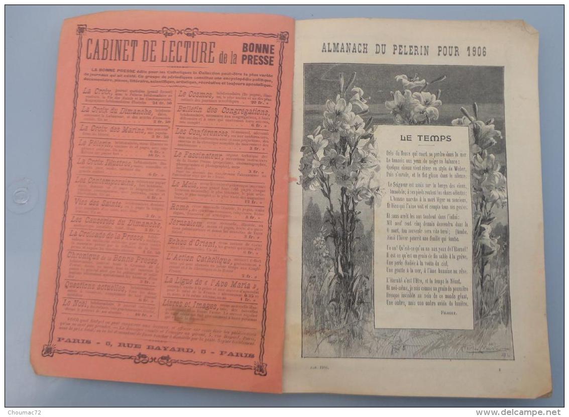 Calendriers 014, Almanach Du Pèlerin 1906 - Autres & Non Classés