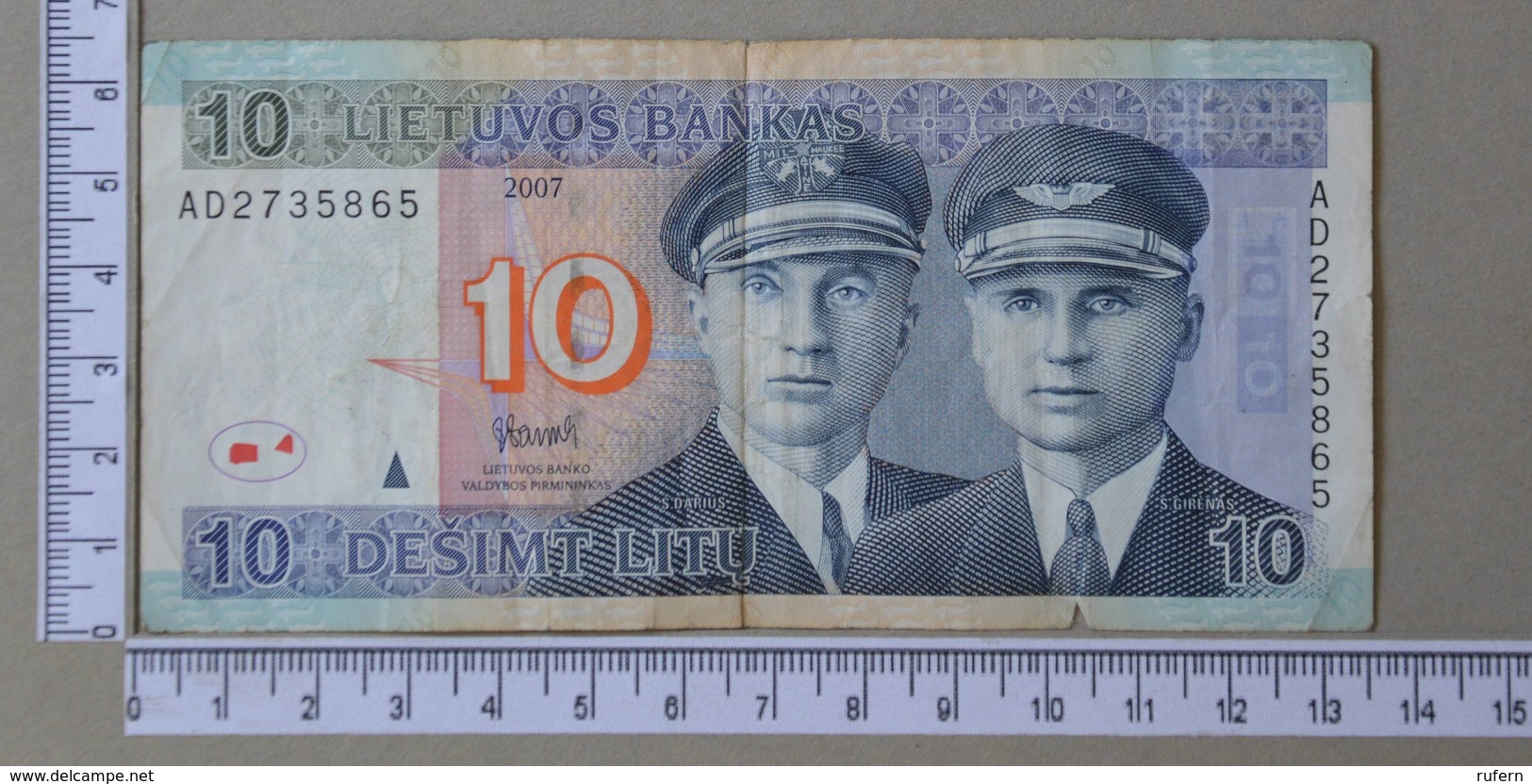 LITHUANIA 10 LITU 2007 -      (Nº18110) - Lituanie