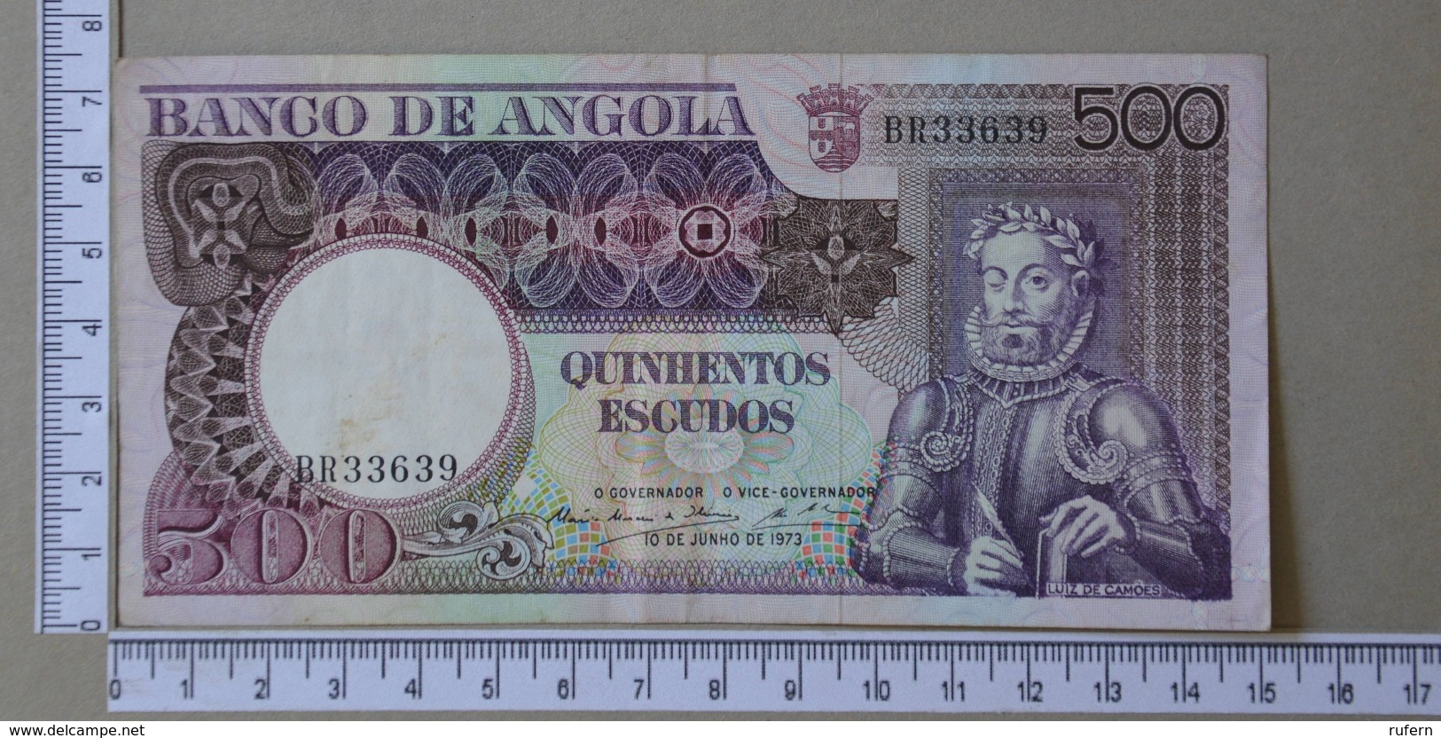 ANGOLA 500 ESCUDOS 1973 -      (Nº18131) - Angola