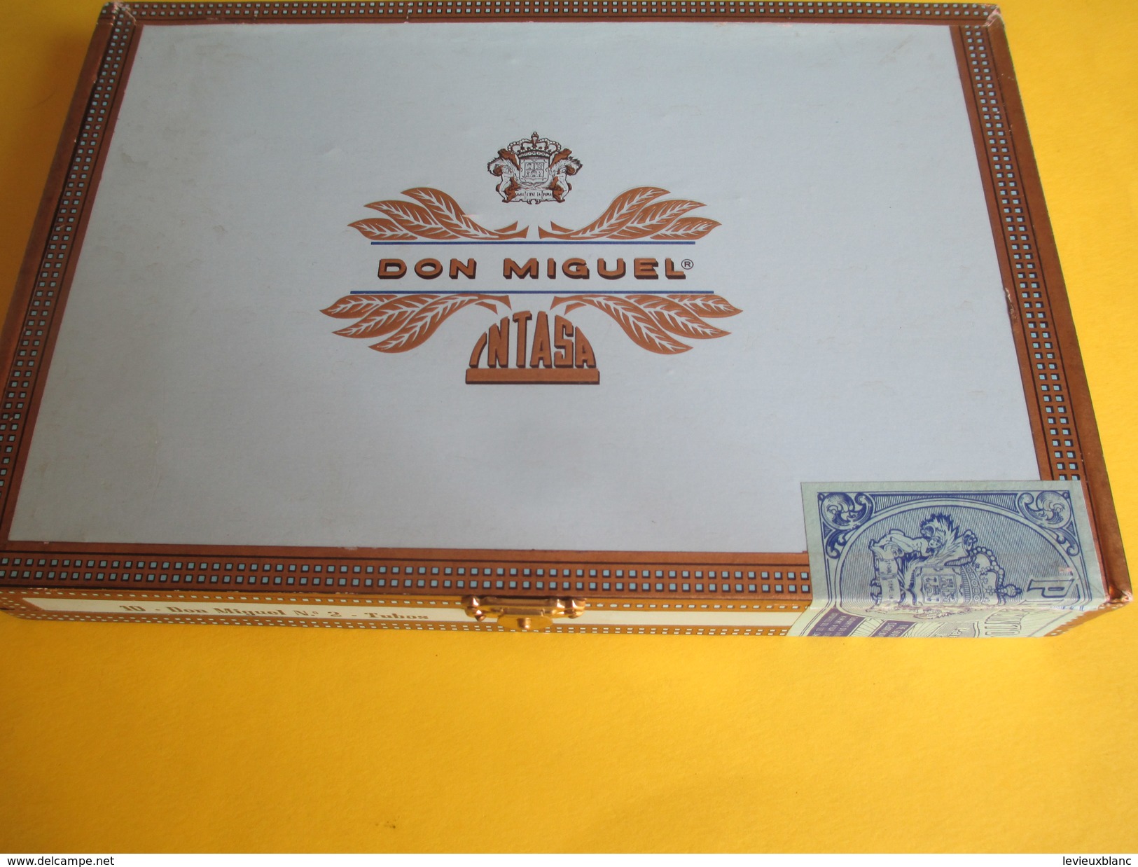 Boite De Cigare Vide Pour Collection/Don Miguel/N°2 Tubos/Intasa/Las Palmas/IlesCanaries/Espagne /Vers 2010       CIG34 - Other & Unclassified