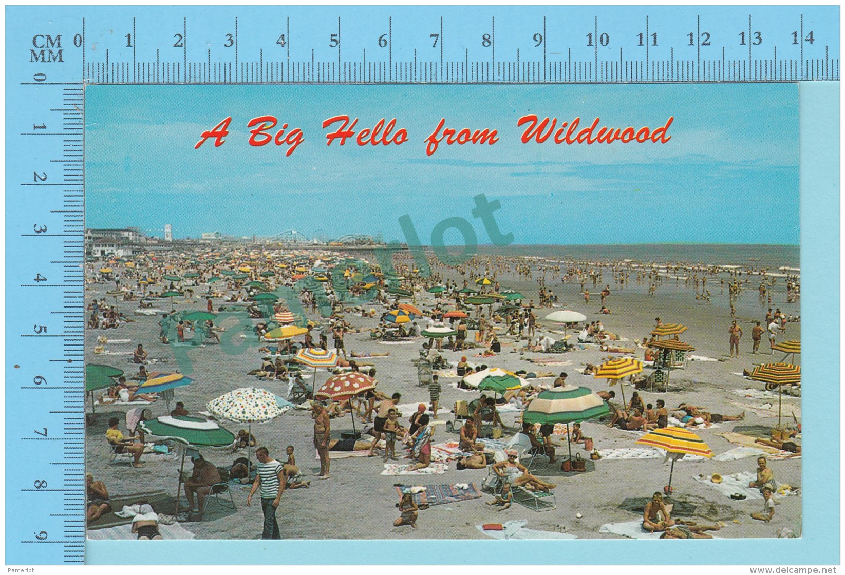 A Big Hello From Wildwood New Jersey USA -  2 Scans - Souvenir De...