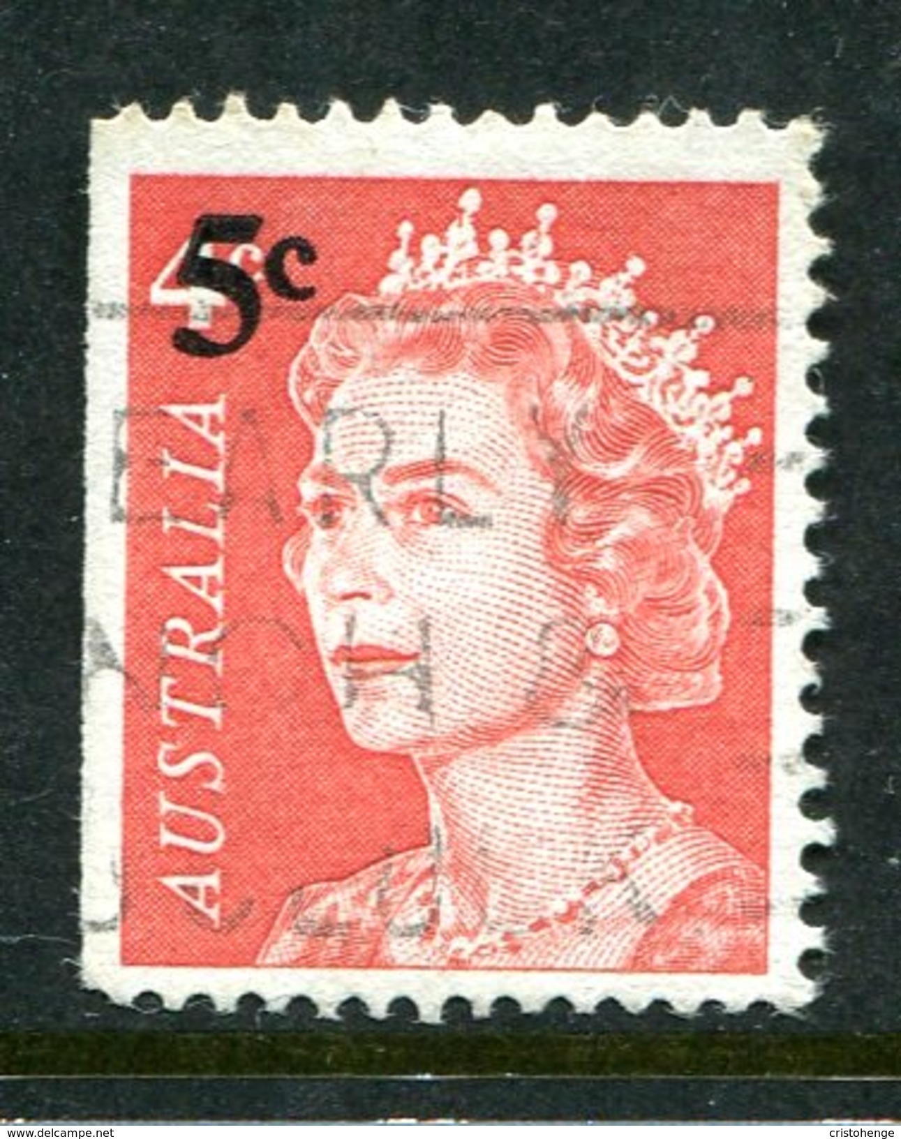 Australia 1967 Surcharge - 5c On 4c Red Used - Used Stamps