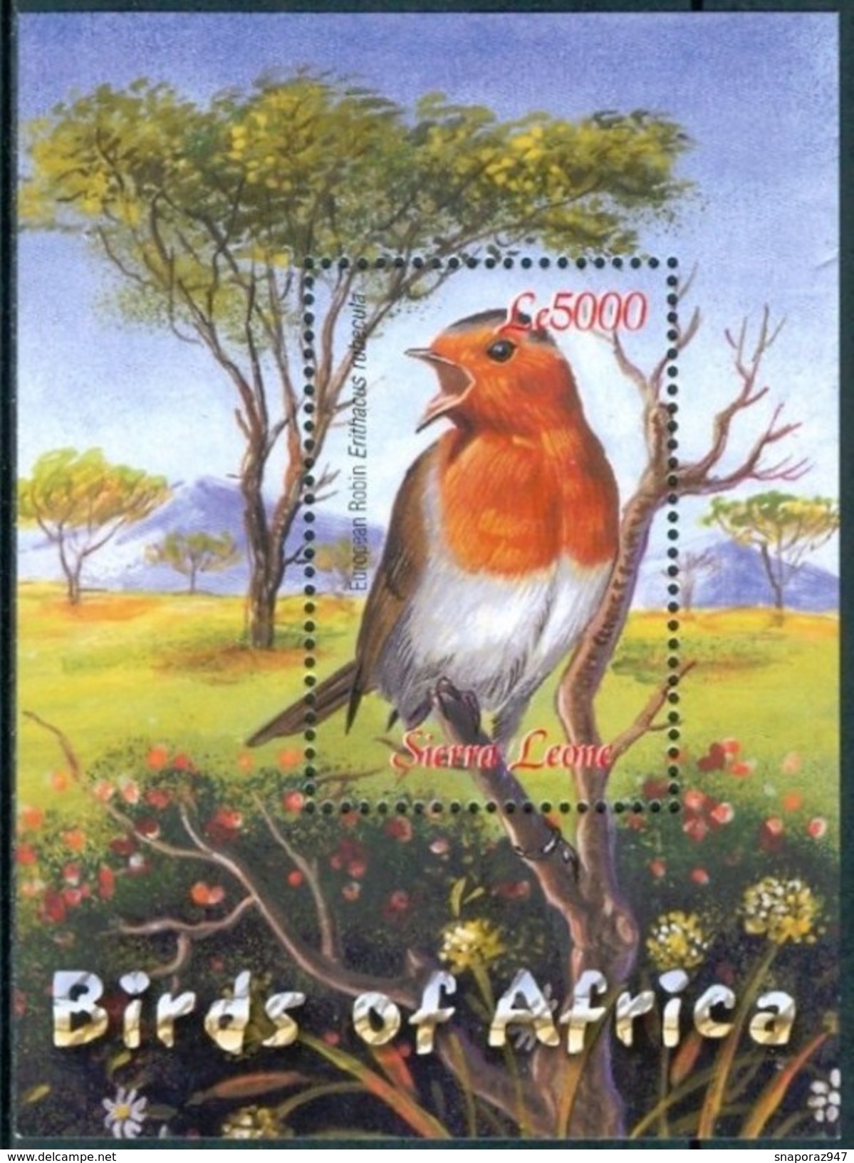 2003 Sierra Leone Uccelli Birds Vogel Oiseaux Set & Block MNH**Sie55 - Autres & Non Classés