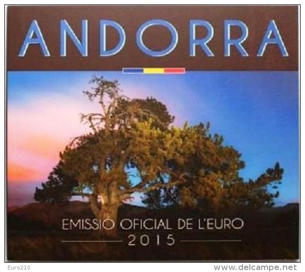 ANDORRA - Set Divisionale 8 Monete FDC 2015 - Andorra