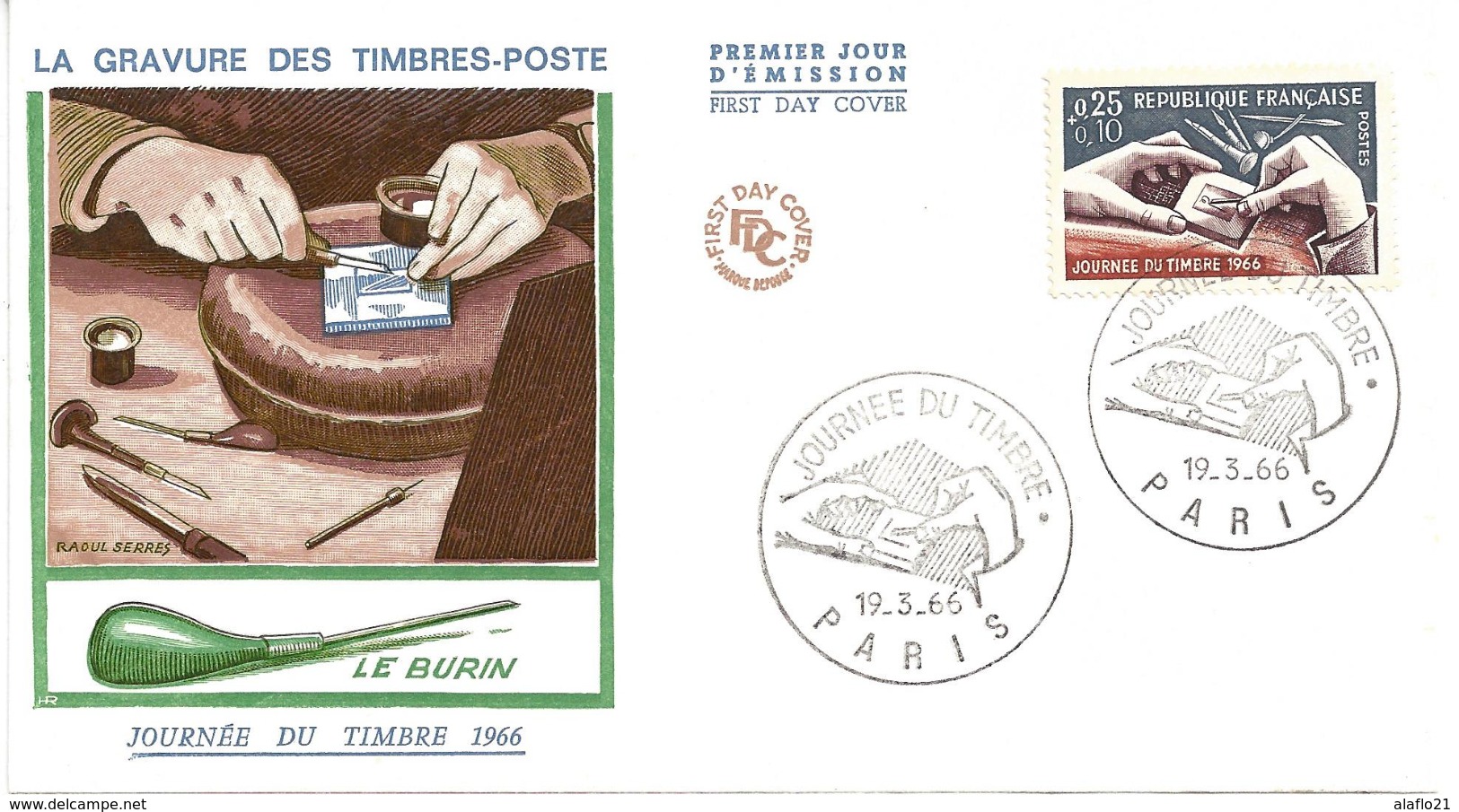 ENVELOPPE 1er JOUR - FDC - N° 1477 - JOURNEE Du TIMBRE - 1960-1969