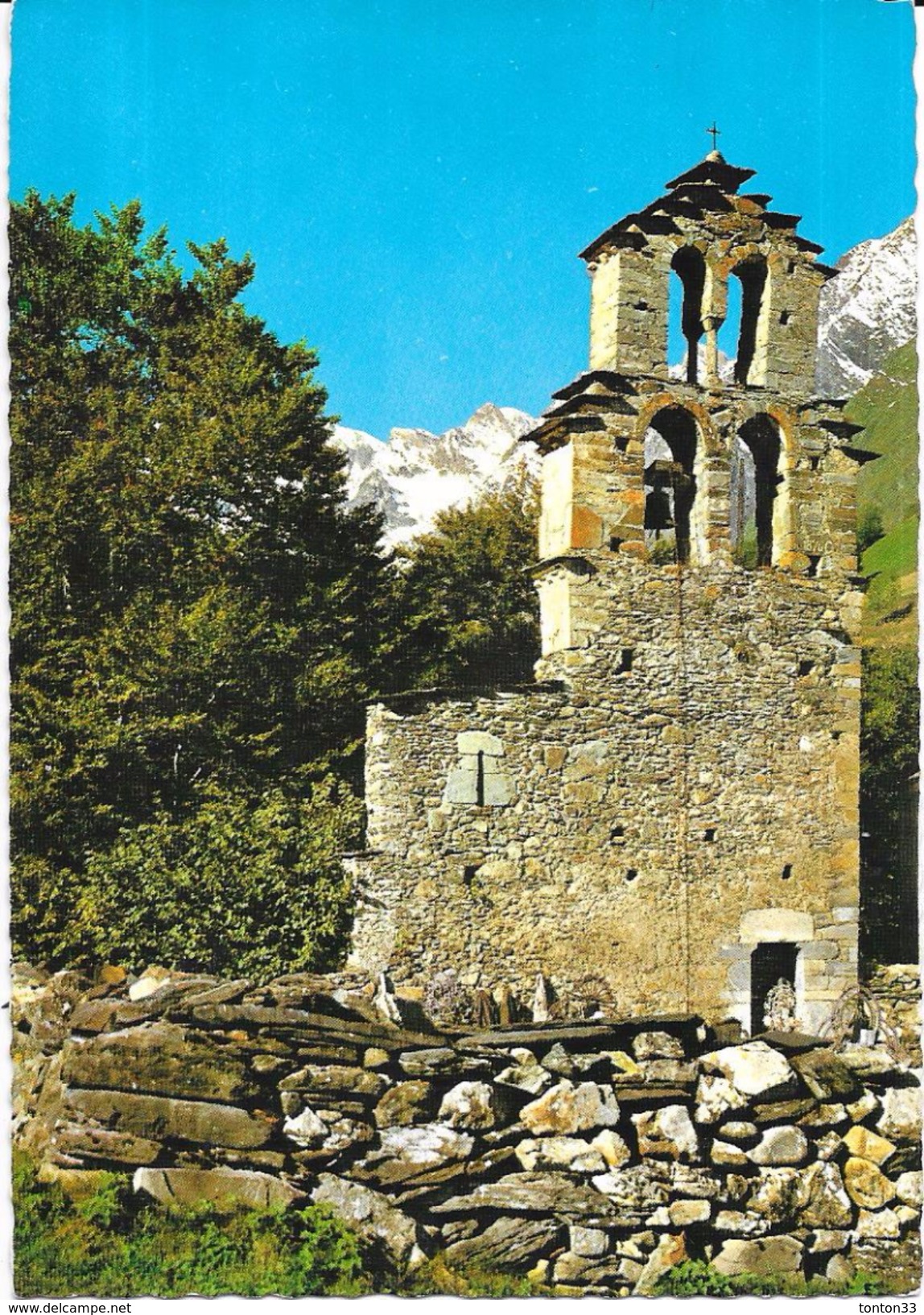 DEPT 65 - En Vallée D'AURE  - Le Clocher De L'Eglise Des Templiers Du Plan  - MOD - - Vielle Aure