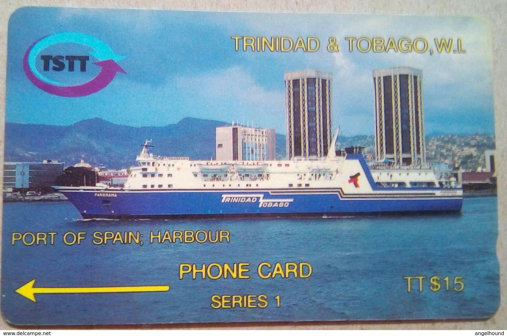 Trinidad And Tobago TT$15 3CTTA  " Port Of Spain Harbour   Series 1 " - Trinidad & Tobago