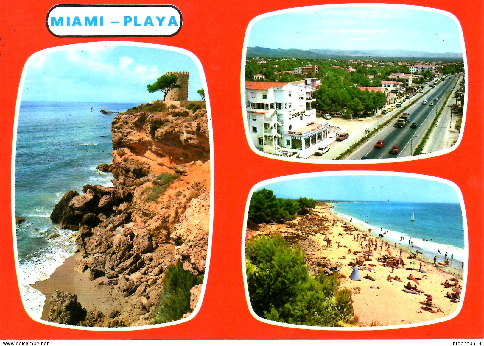 ESPAGNE. Carte Postale écrite. Costa Dorada/Miami Playa. - Tarragona