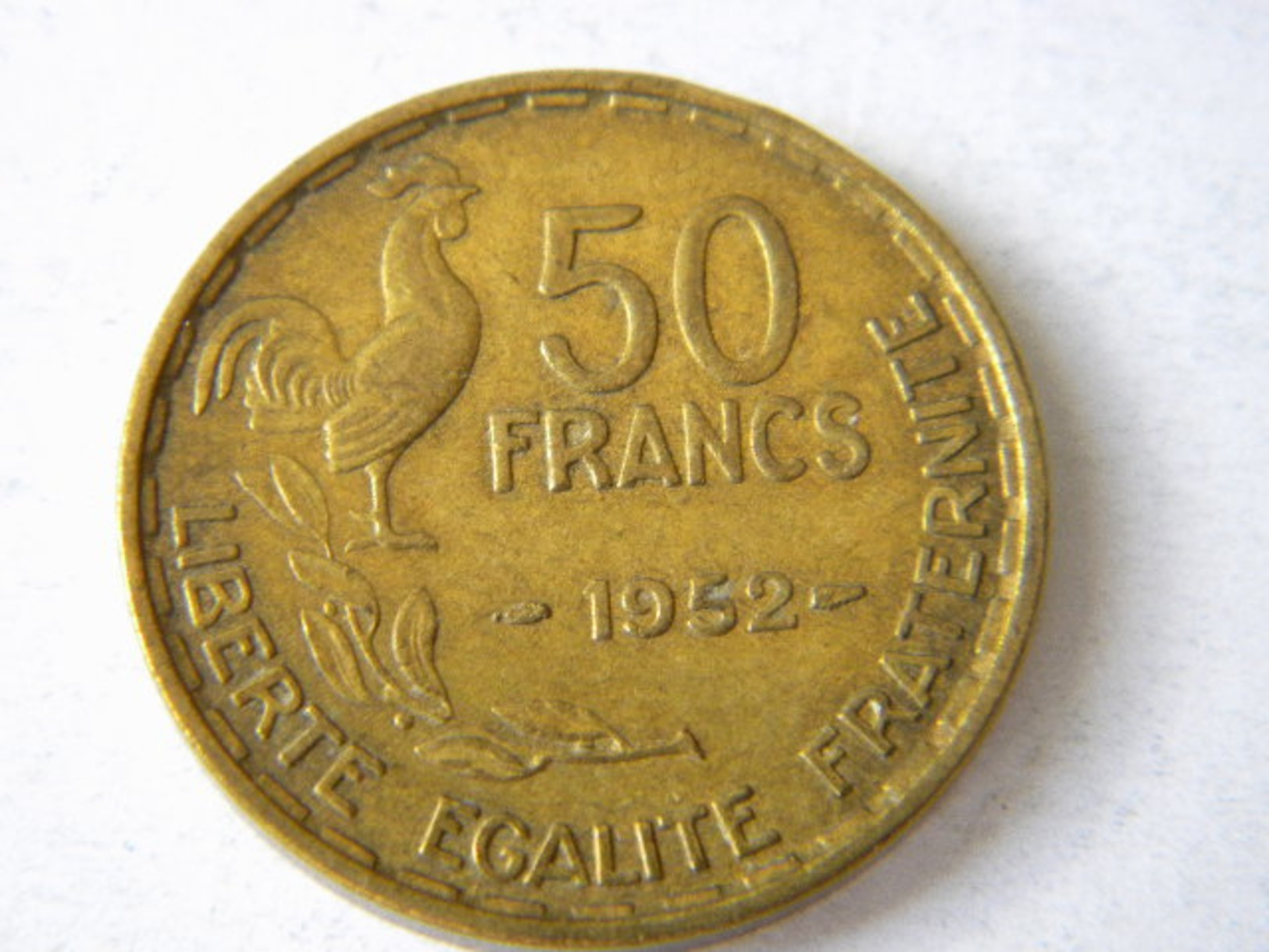 FRANCE - 5O FRANCS G.GUIRAUD 1952. - Autres & Non Classés