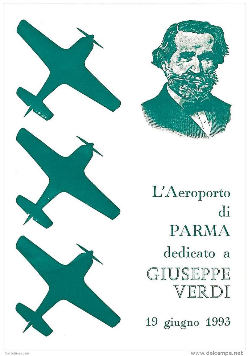 [MD0959] CPM - IN RILIEVO - PARMA - L'AEROPORTO DEDICATO A GIUSEPPE VERDI - NV 1993 - Parma