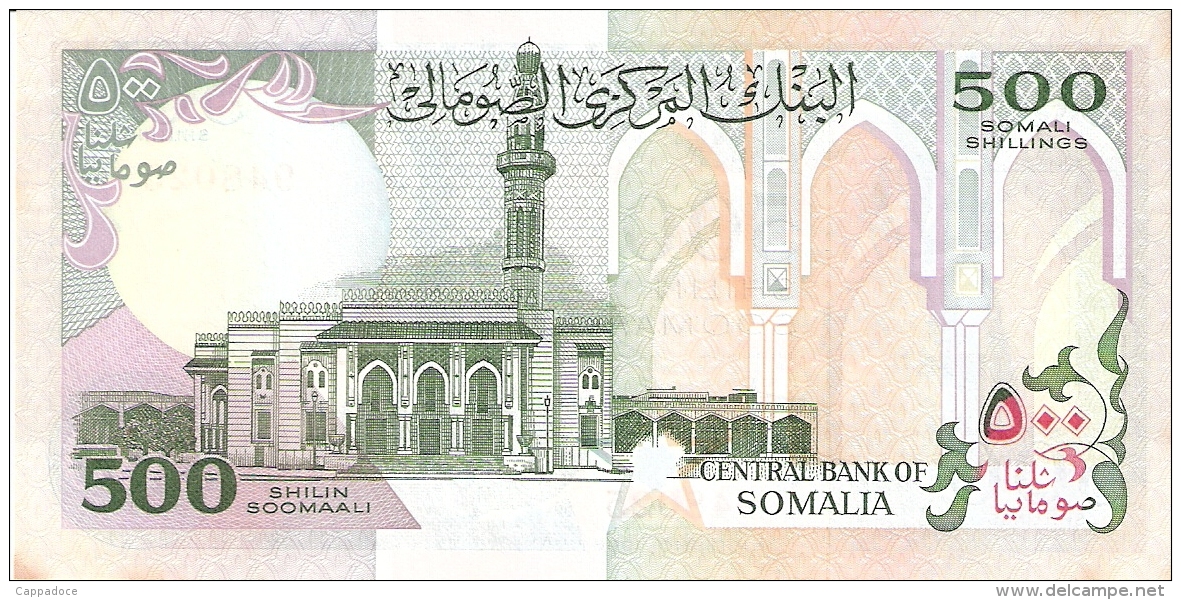SOMALIE   500 Shilin = 500 Shillings   1996   P. 36c   UNC - Somalie