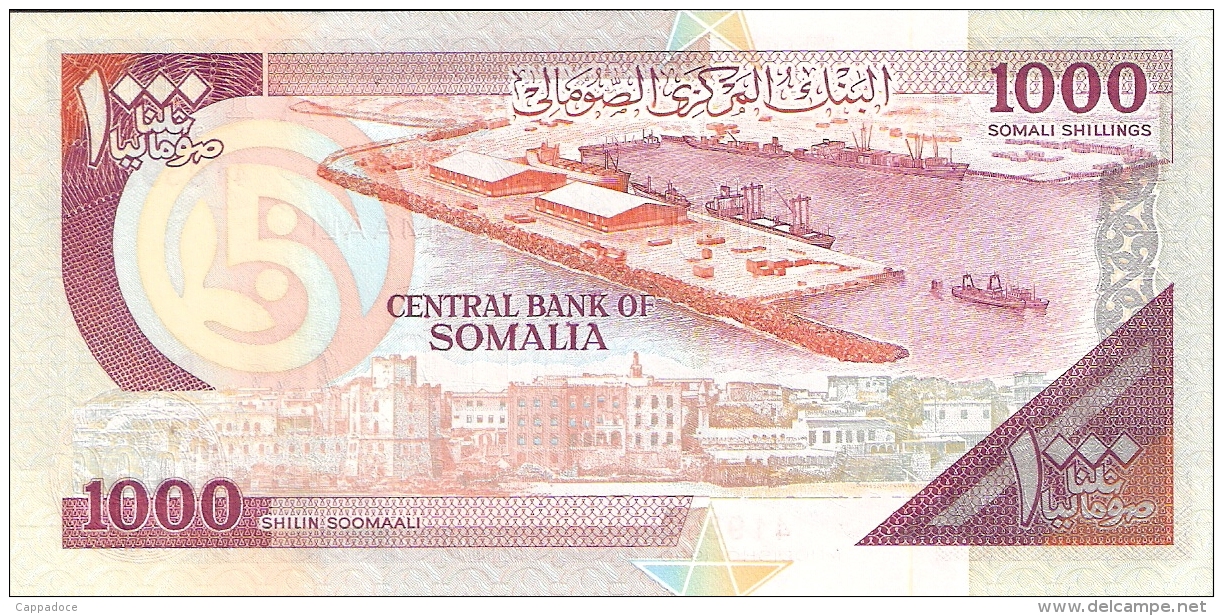 SOMALIE   1000 Shilin = 1000 Shillings   1990   P. 37a   UNC - Somalie