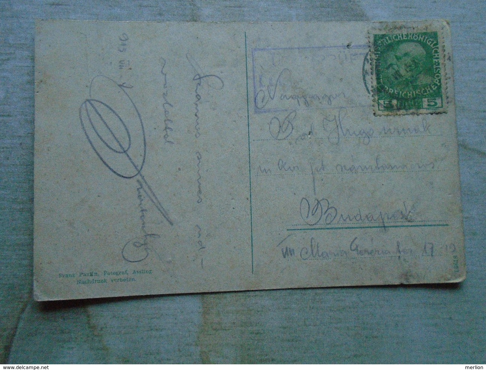 D148471 Kranjska Gora - Kronau Mit Razor, Prisojnik Und Mojstrovka - K.u.K. Handstamp 1915 - Slovenia