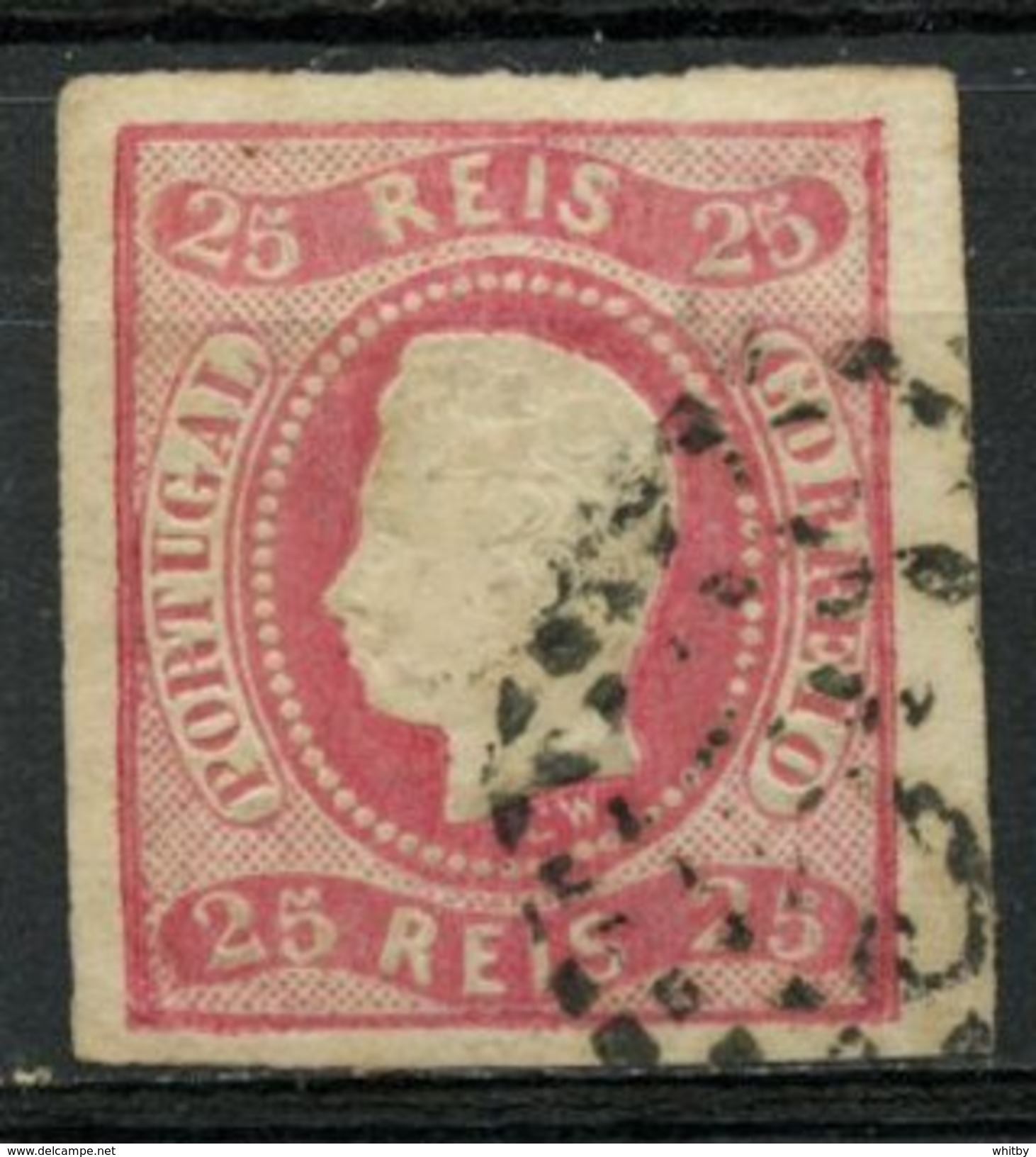 Portugal 1867 25r King Luiz Issue #20 - Used Stamps