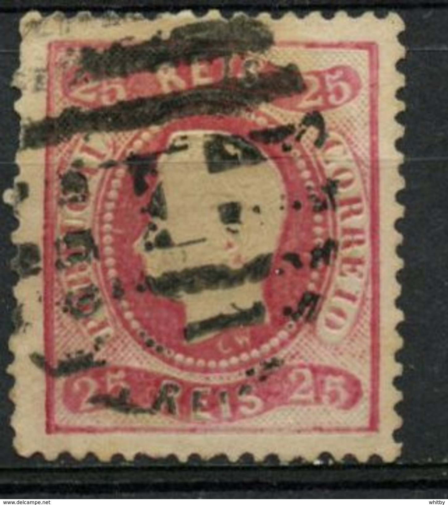 Portugal 1867 25r King Luiz Issue #28 - Used Stamps