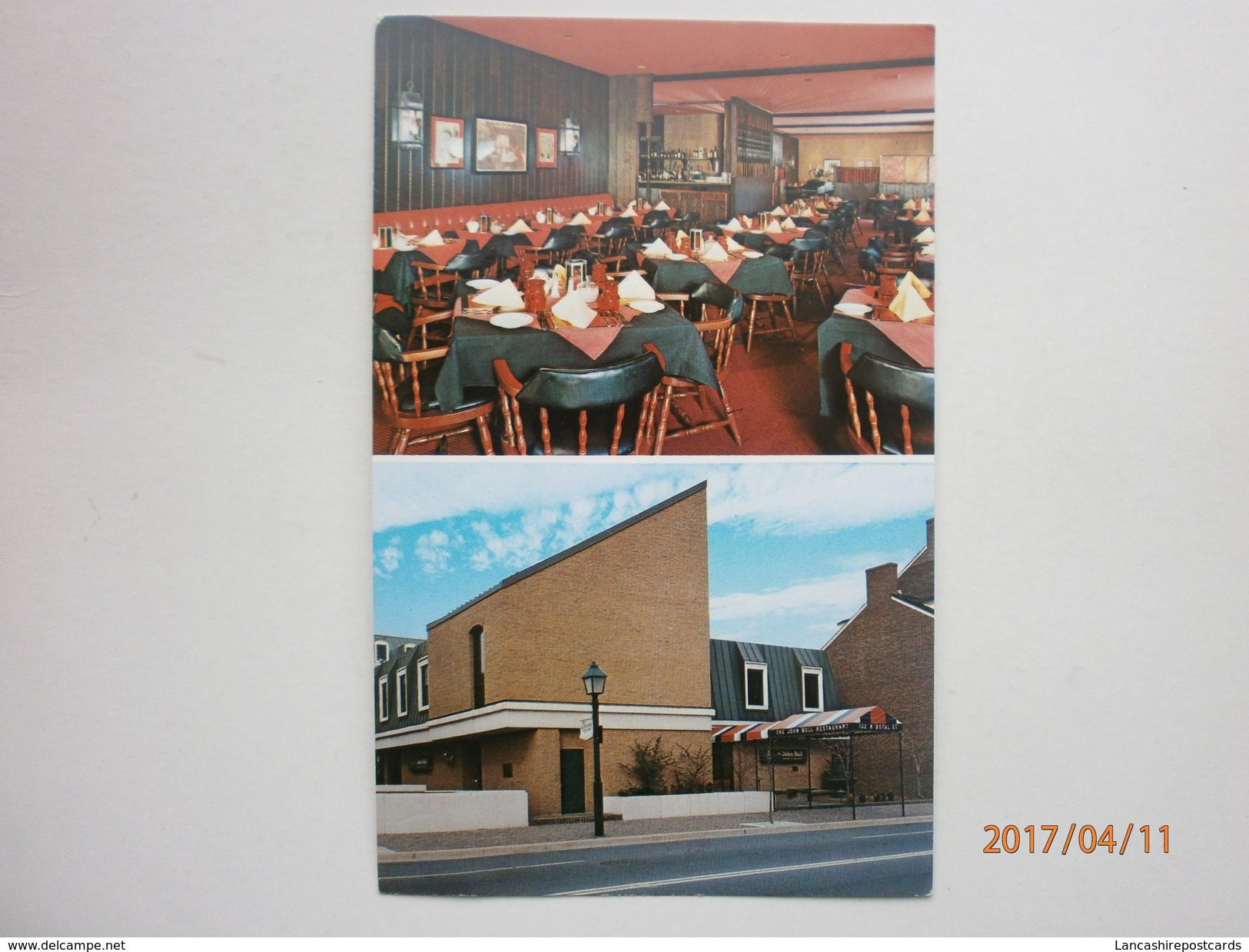 Postcard John Bull English Restaurant 132 North Royal Street Tavern Square Alexandria Virginia  My Ref B11072 - Alexandria