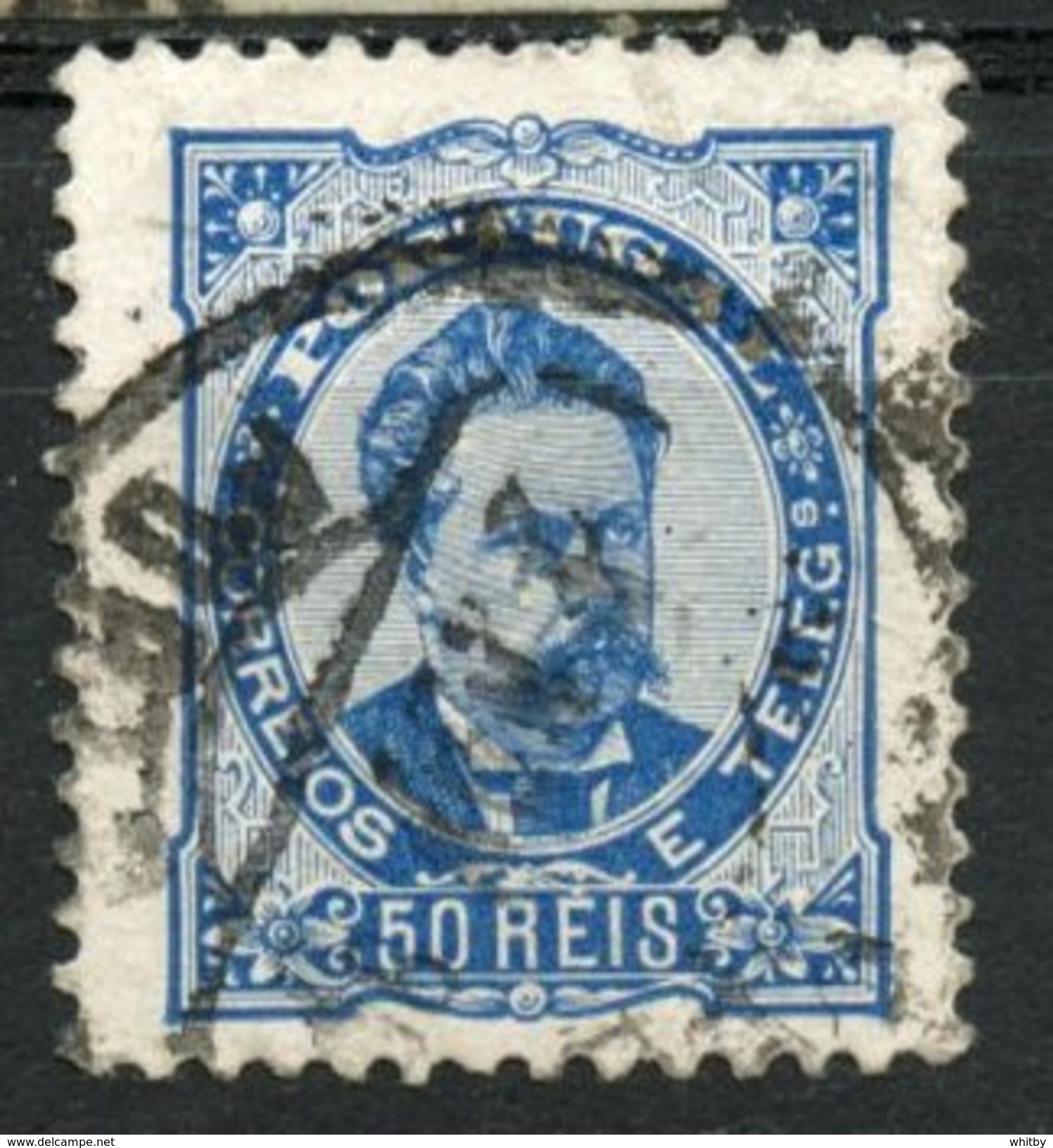 Potrugal 1882 50r King Luiz  Issue #61 - Used Stamps