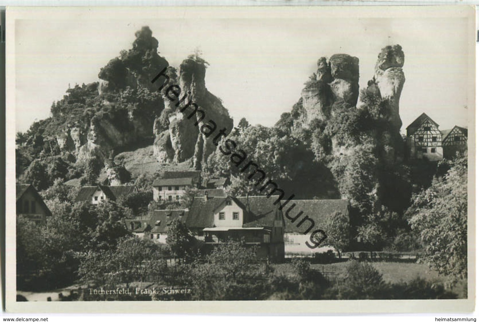 Pottenstein - Tuchersfeld - Foto-Ansichtskarte - Pottenstein