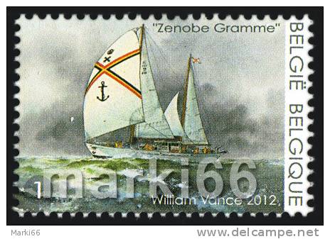 Belgium - 2012 - Zenobe Gramme Sailing Ship - Mint Stamp - Nuevos