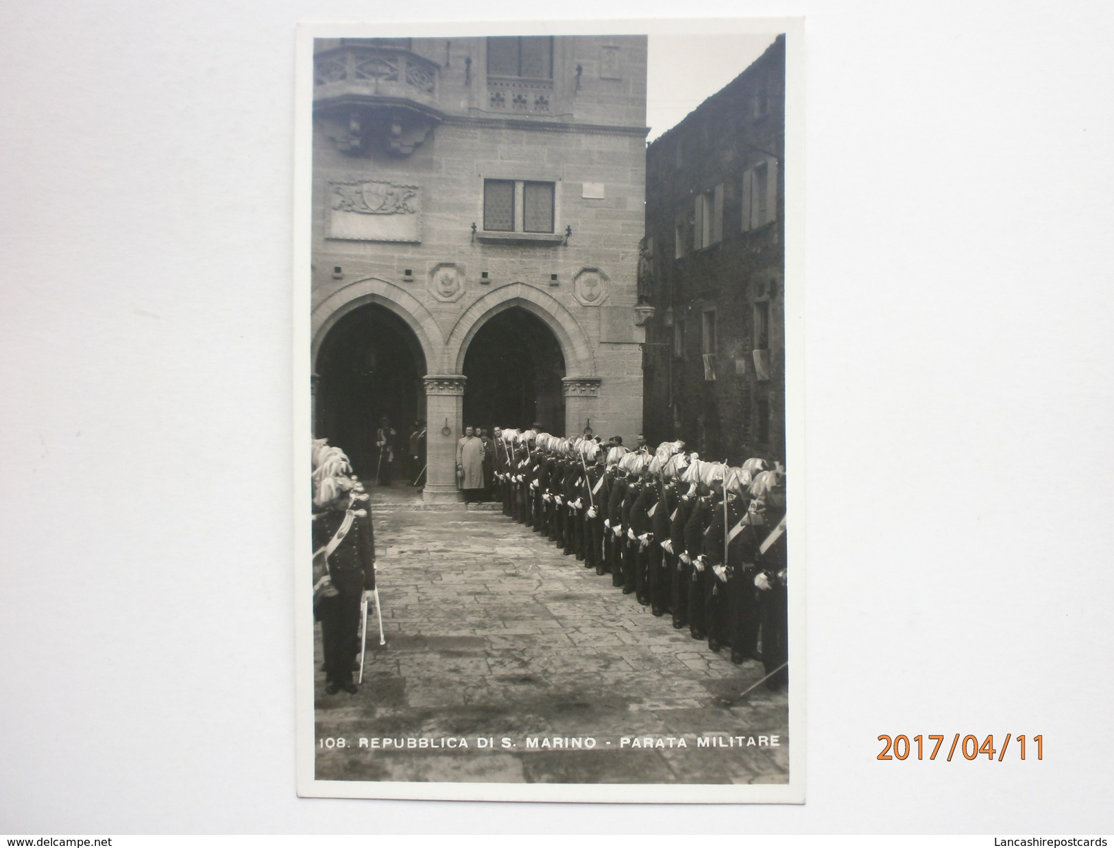 Postcard Repubblica Di S Marino Parata Militare RPPC By Savoretti My Ref B11080 - San Marino