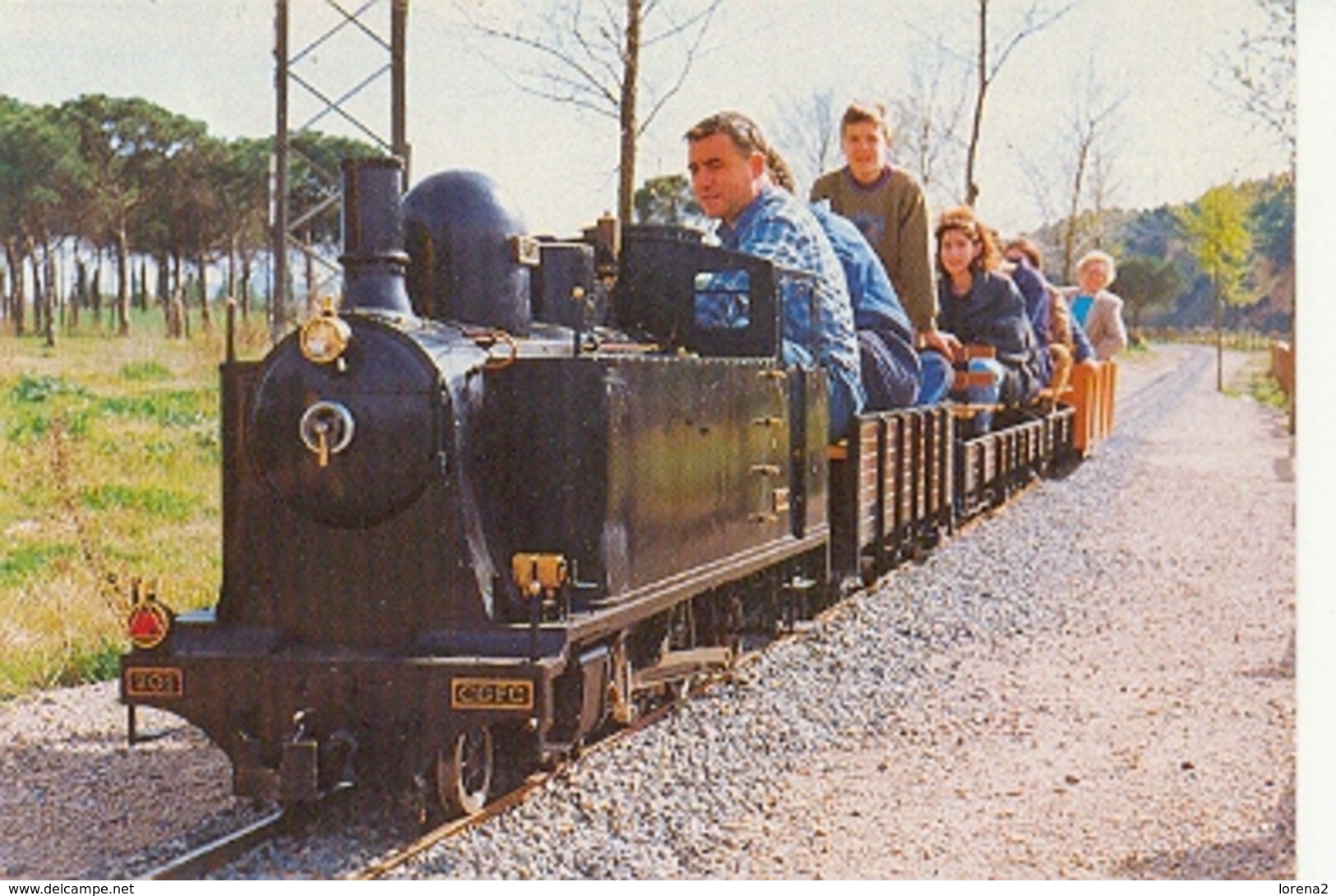 Postal Tren De Palau. Ref. 7f-1674 - Trenes