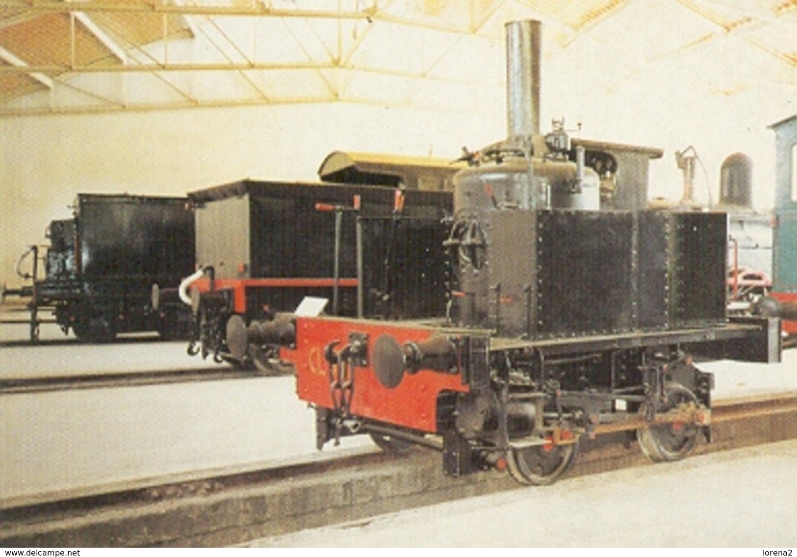 Postal Locomotora Vapor 020-0210. Vilanova Y La Geltru. (ref. 7f-1686) - Trenes