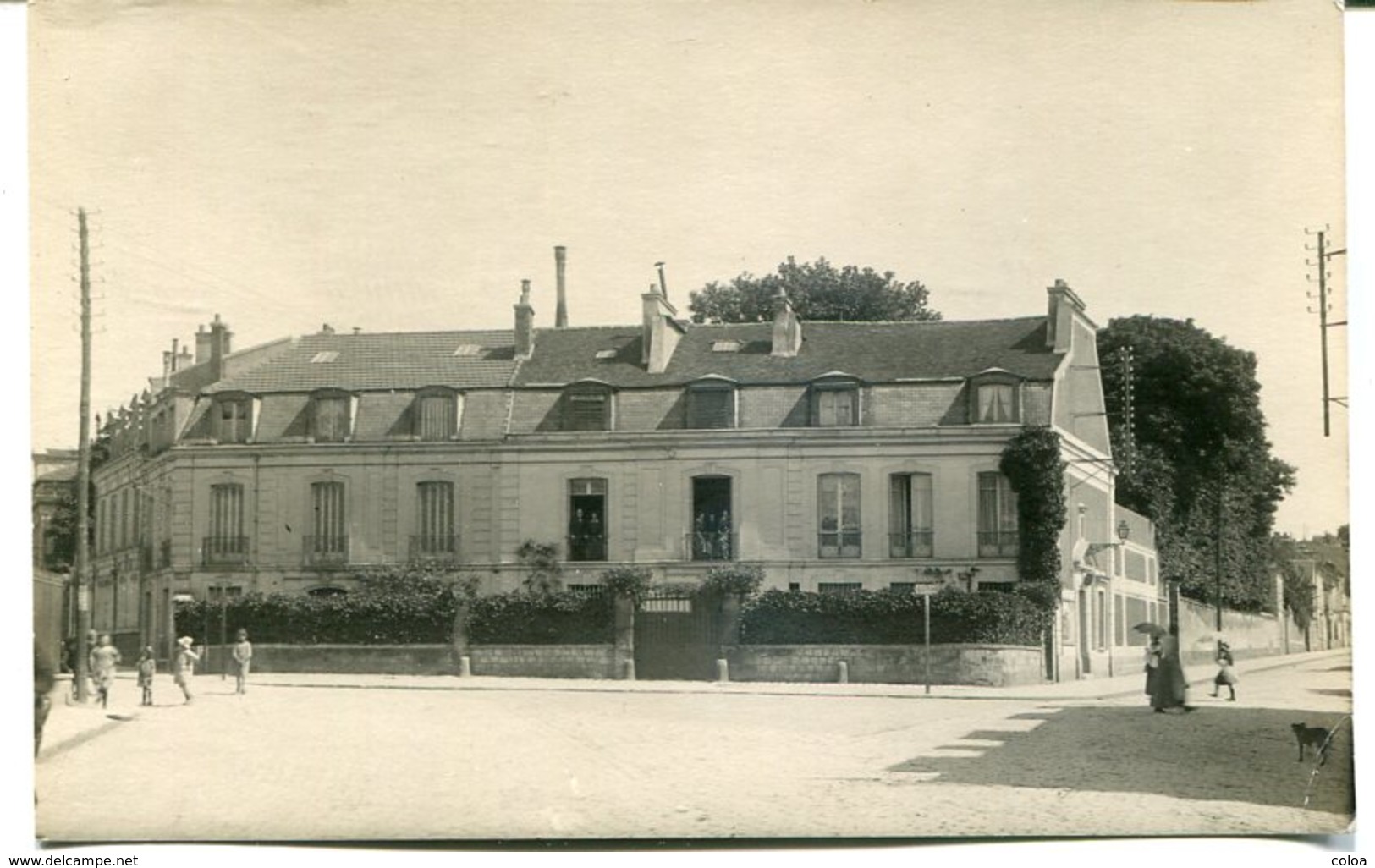 Carte Photographique Place Direction Le Mont Valérien Saint Cloud - Autres & Non Classés