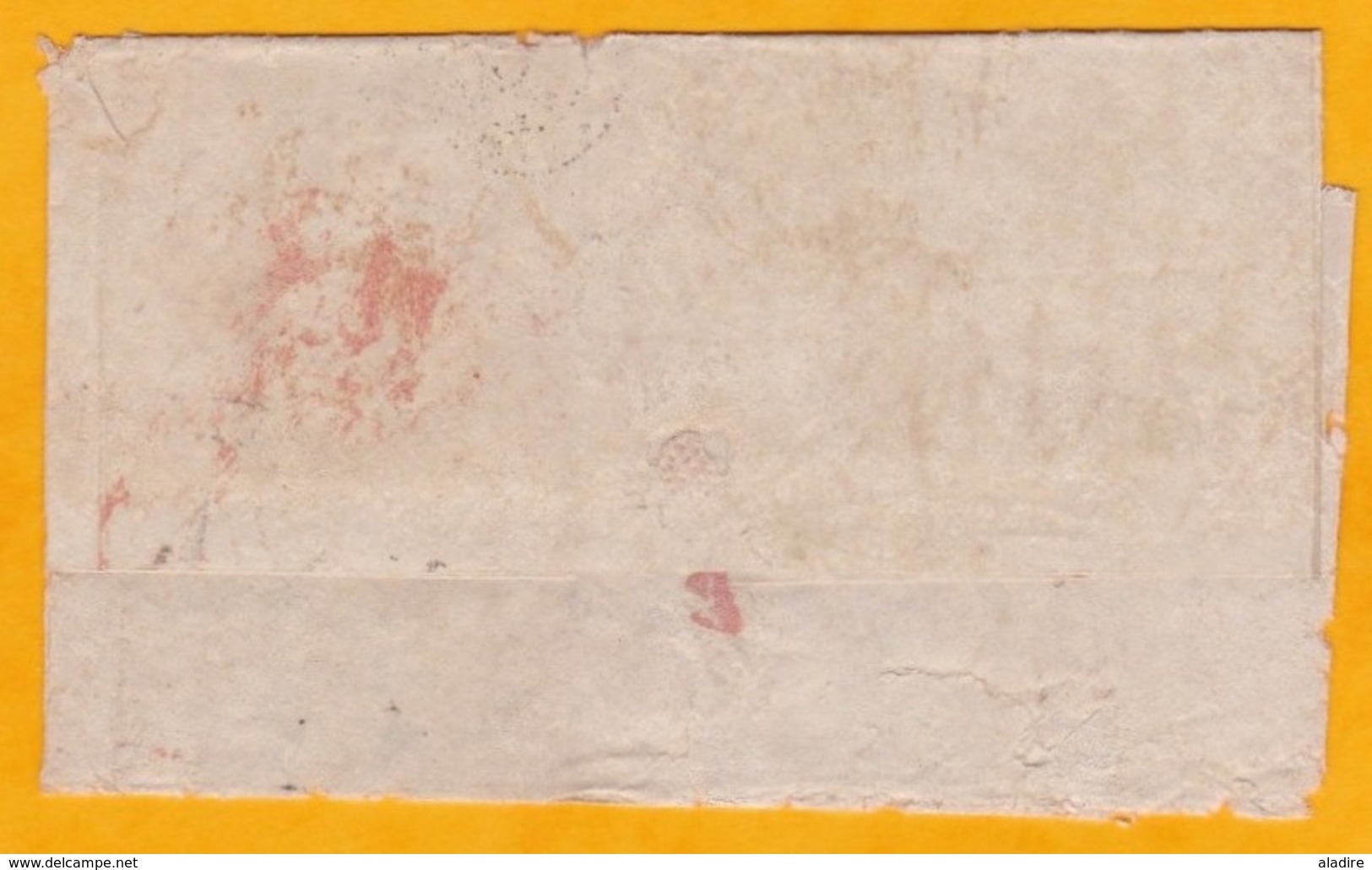 1850 - Enveloppe De Leith, Ecosse, GB Vers Cadiz, Espagne Via Paris, France - Cad Arrivée - Poststempel