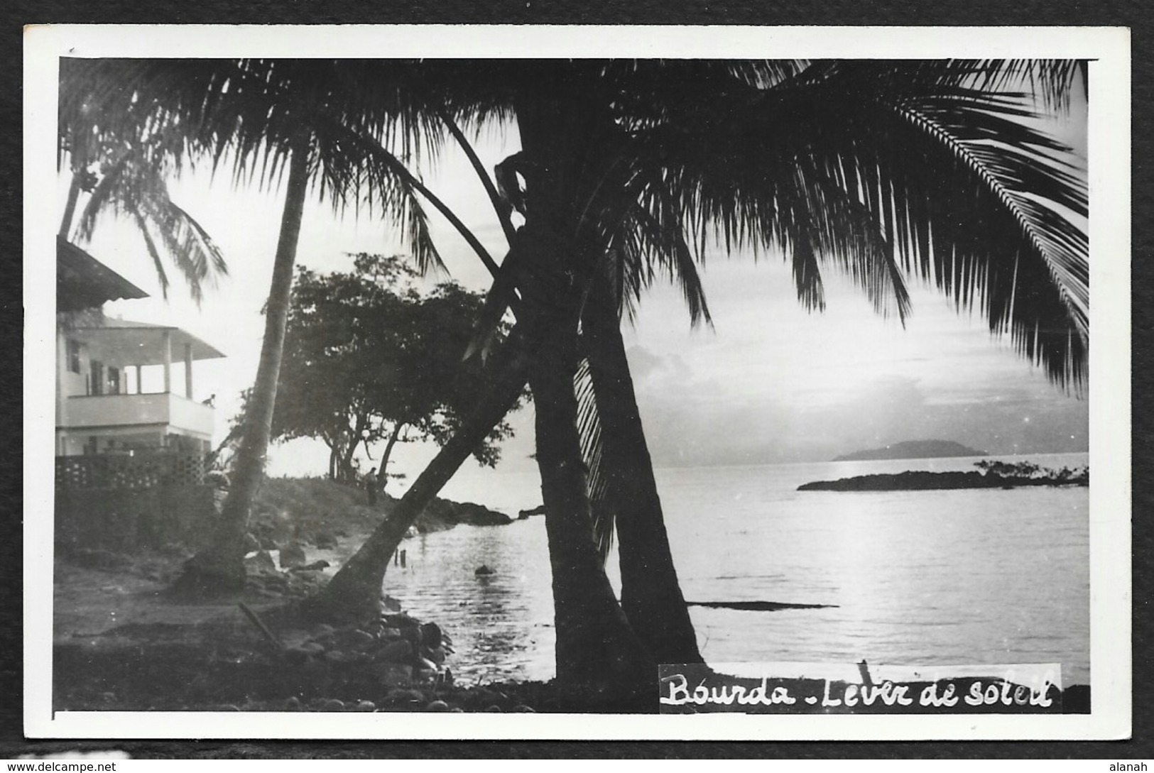 BOURDA Rare Carte Photo Lever De Soleil Guyane - Autres & Non Classés