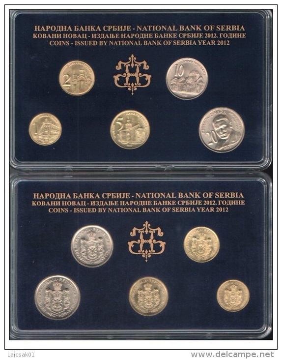 Serbia 2012. Official Mint Set Of The National Bank Of Serbia Coin Set - Serbia