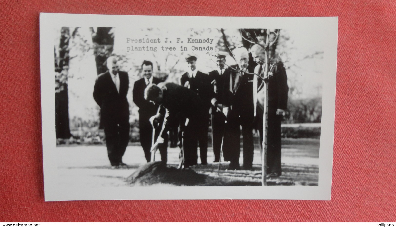 RPPC President Kennedy  Planting A Tree In Canada --ref 2550 - Famous Ladies