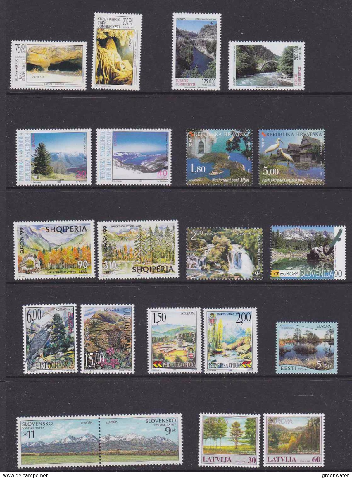 Europa Cept 1999 Yearset 59 Countries (see Scan, What You See Is What You Get) ** Mnh (35366) - 1999